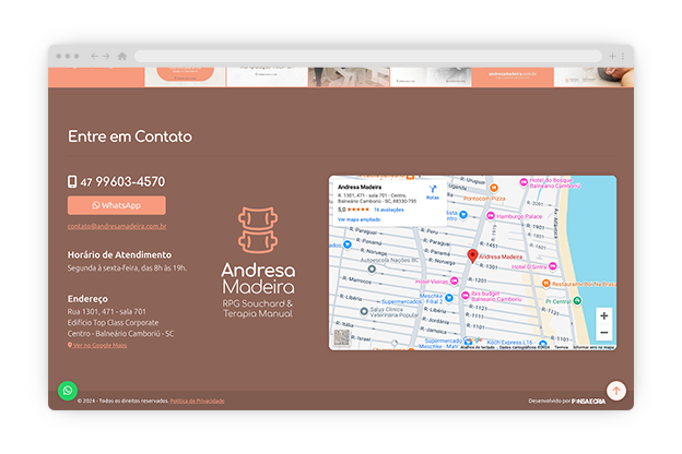 Andresa Madeira \\ Site